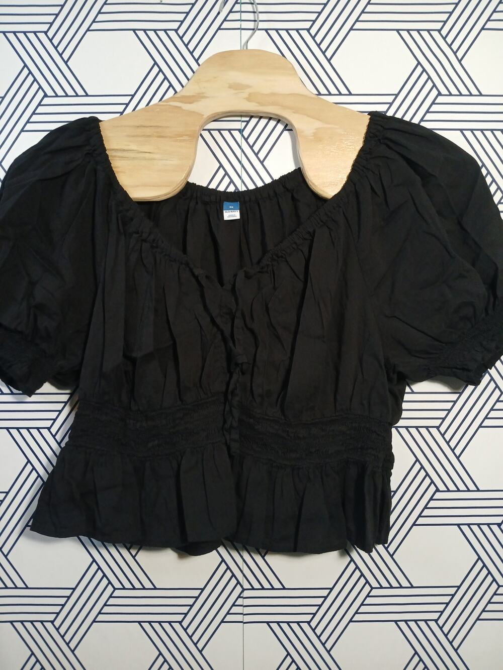 Indie Boho Whimsigoth Off-Shoulder Ruffled Puff Sleeve Crop Top